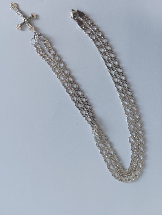 Ланцюжок ,цепочка ,хрестик срібло