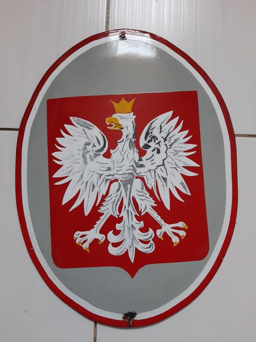 Godło Polski szyld emaliowany orzeł