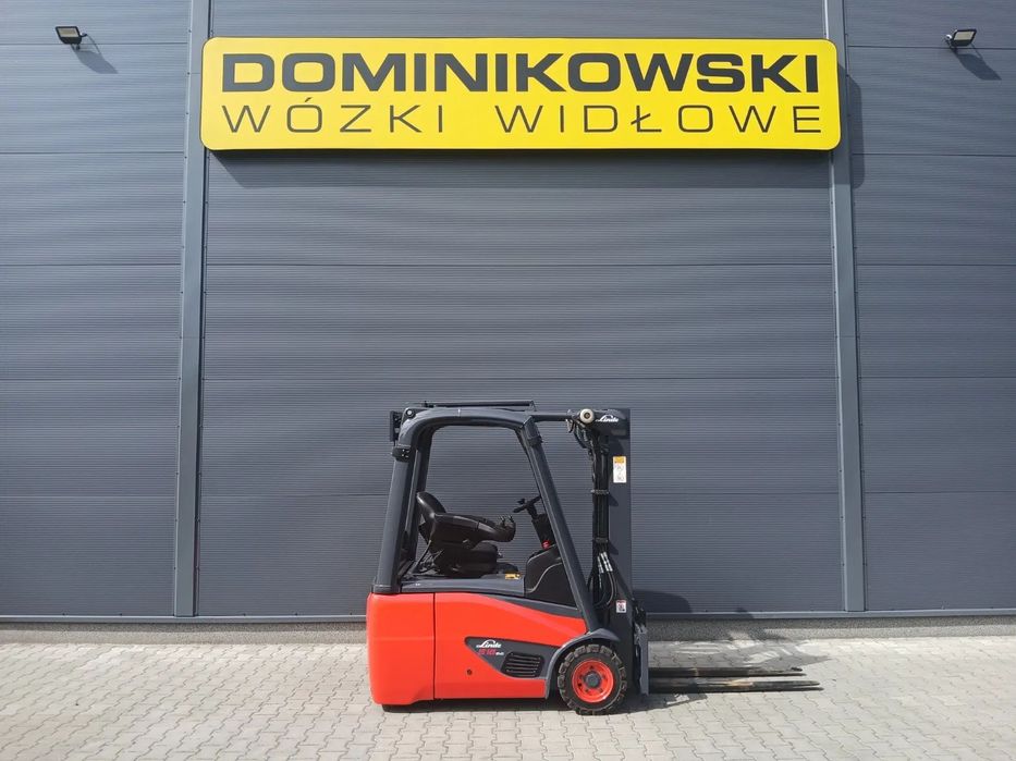 Linde E16C-02  wózek widłowy 2018R. ELEKTRYCZNY triplex WYNAJEM SPRZEDAŻ SERWIS