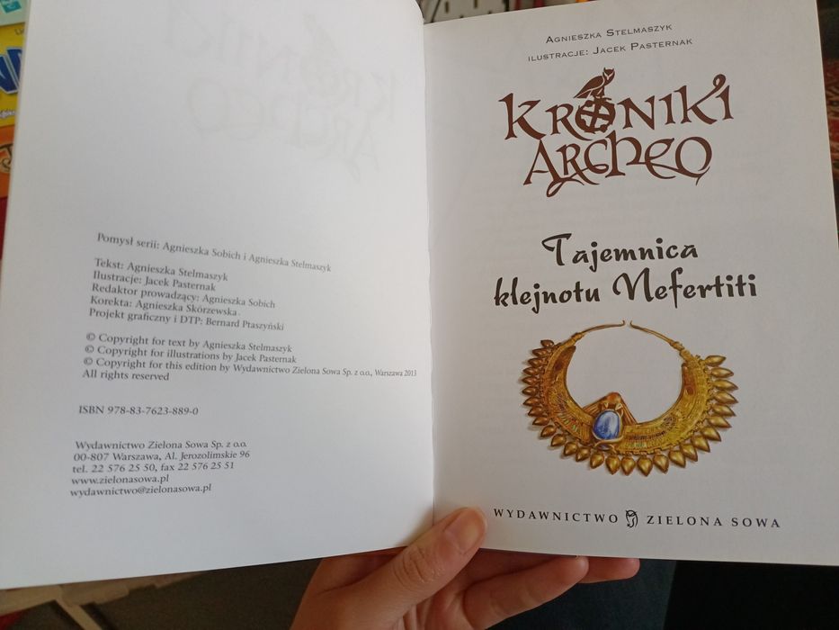 Książka Tajemnica klejnotu Nefertiti