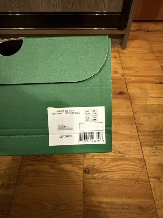 Шкіряні кеди Lacoste