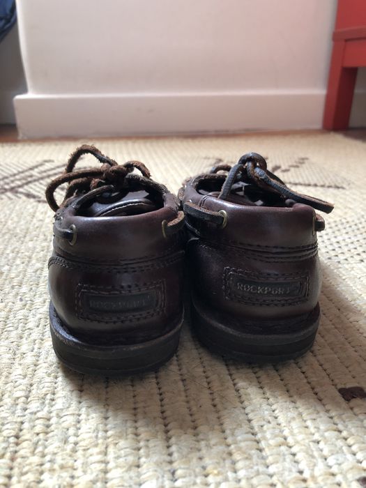 Sapato de vela ROCKPORT para criança em castanho escuro T25.5