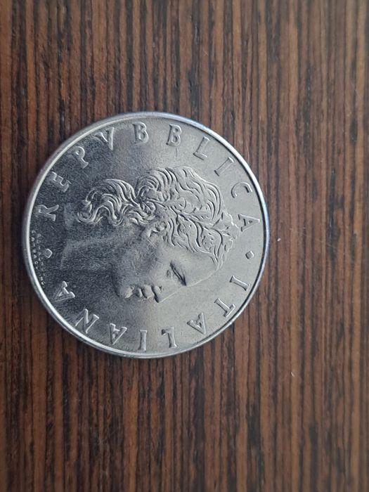 Moneta kolekcjonerska 50 lirów 1974r