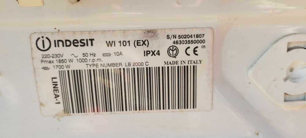 Пральна машина Indesit