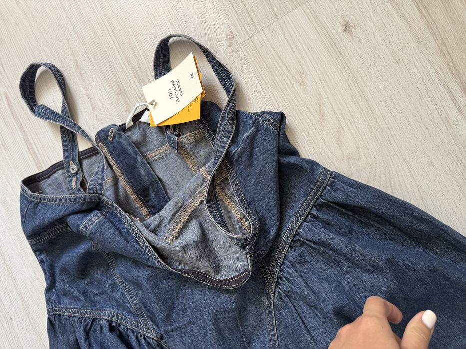 Сукня сарафан джинсовий h&m