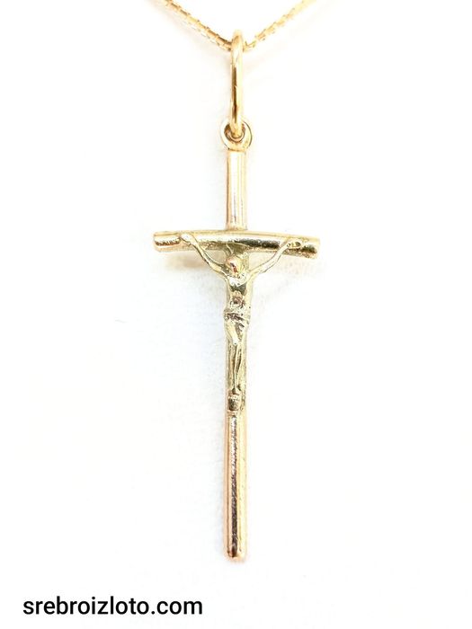 Krzyżyk złoty próba 585 (3)