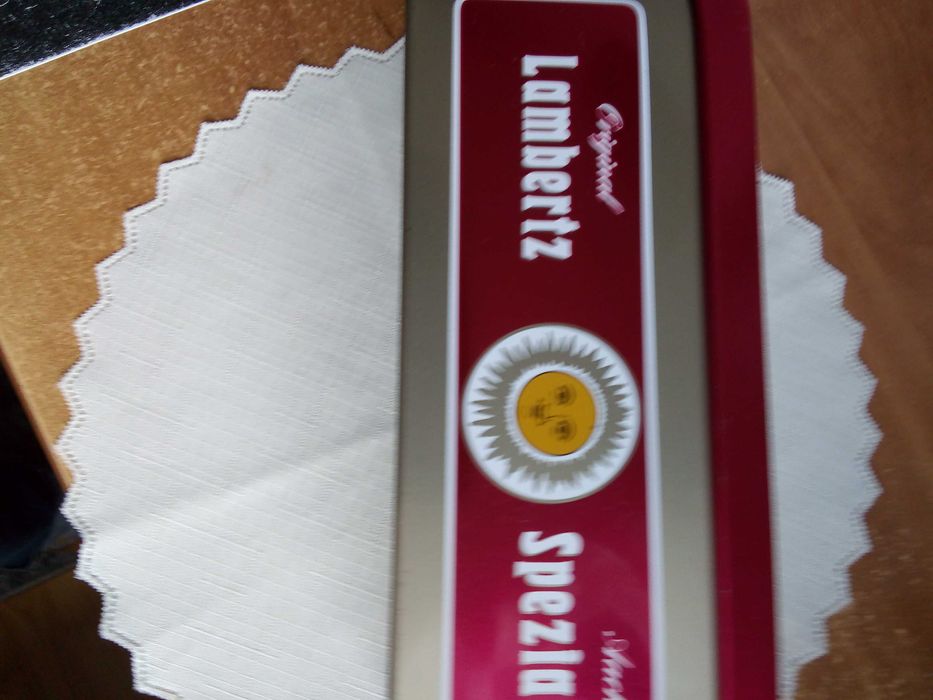 Pudełko metalowe prostokątne kolorowe Lambertz