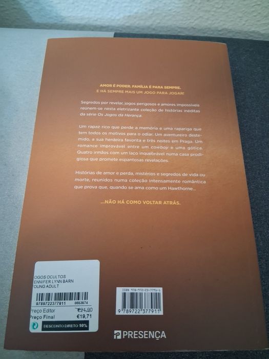 Jogos ocultos - livro