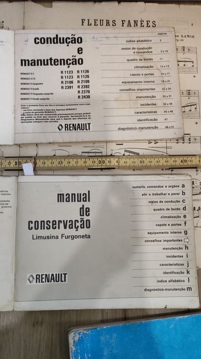 Manual de Instruções e manutenção Renault 4