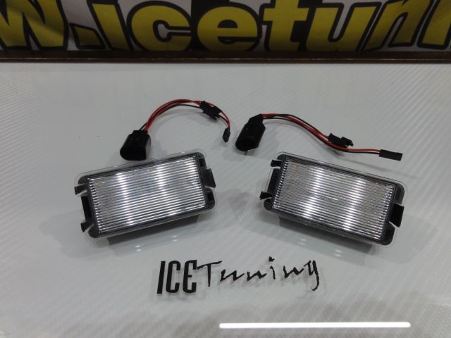 Suporte De Lâmpada De Matrícula Com Led Branco Seat Altea, Arosa. cordoba, Ibiza 6k, Ibiza 6L, Leon, toledo