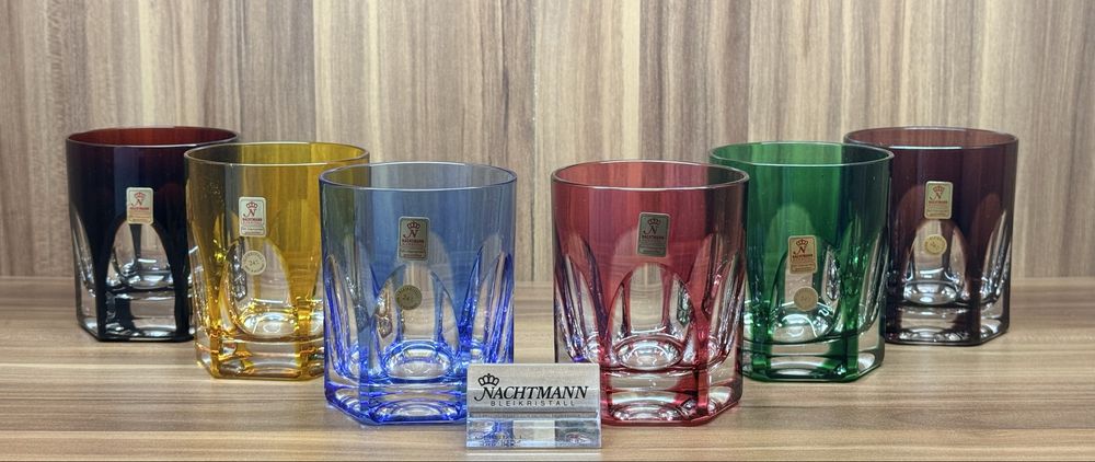Хрустальные стаканы для виски Nachtmann серия Antika GDR Германия