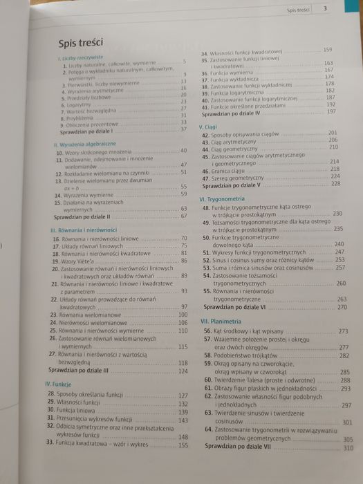 Matematyka rozszerzenie Repetytorium matura