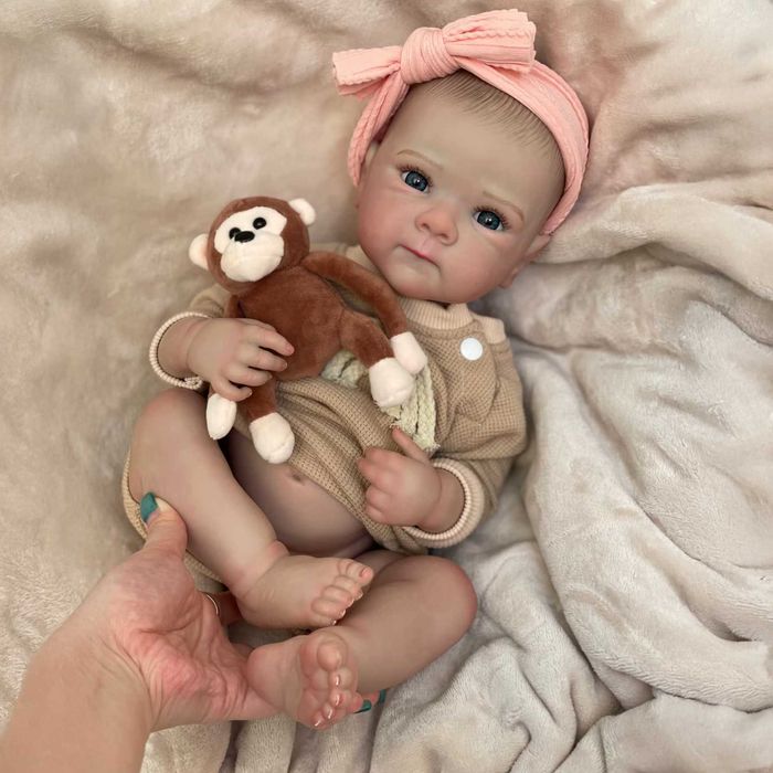 Nowość ! Lalka typ reborn prawdziwe zdjęcia dziewczynka można ją kąpać