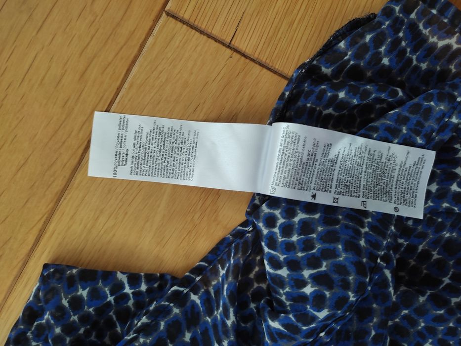 koszulka szerokie szelki top cętki 34 XS Orsay