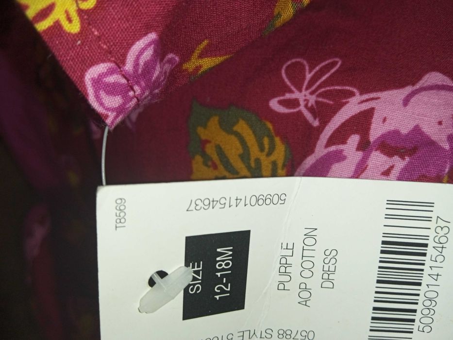 Śliczna elegancka dziewczęca sukienka Dunnes 18-24 M 2 lata- 2,5 roku