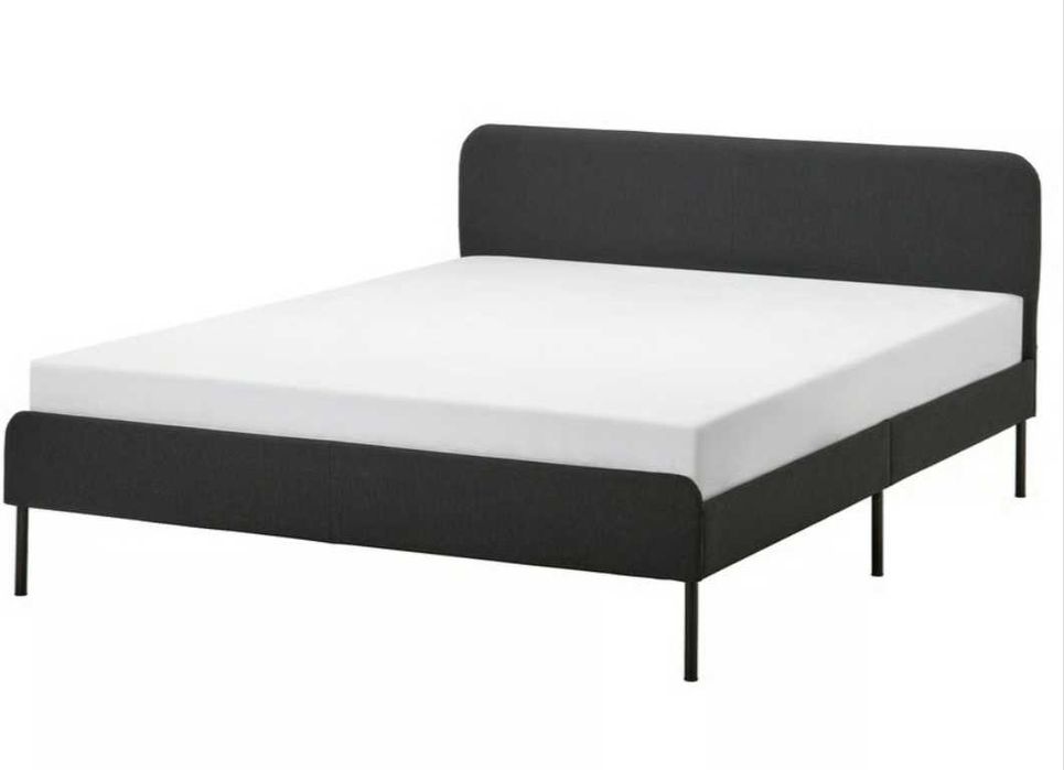 Cama de casal + colchão 1,40 x 2,00 m