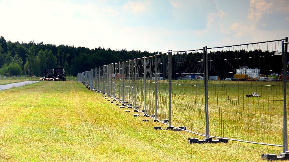Wynajem Ogrodzeń Tymczasowych - budowlane Plac budowy