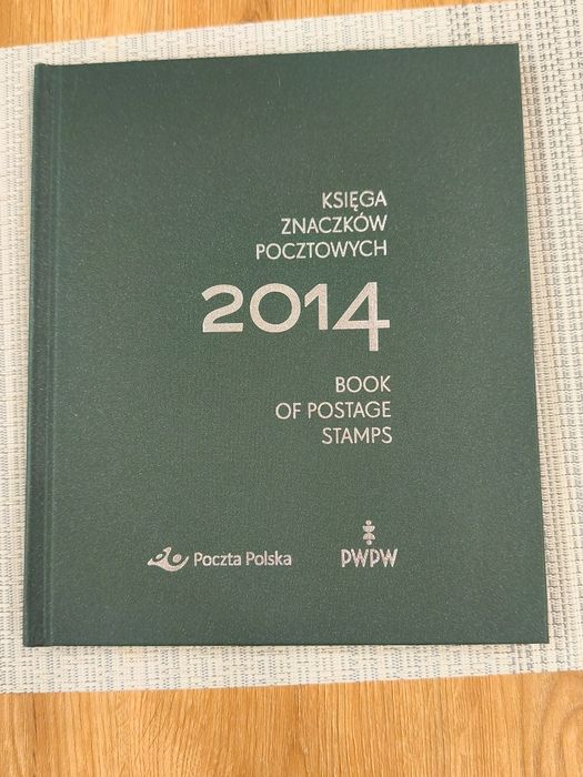 Księga znaczków pocztowych 2014 rok.