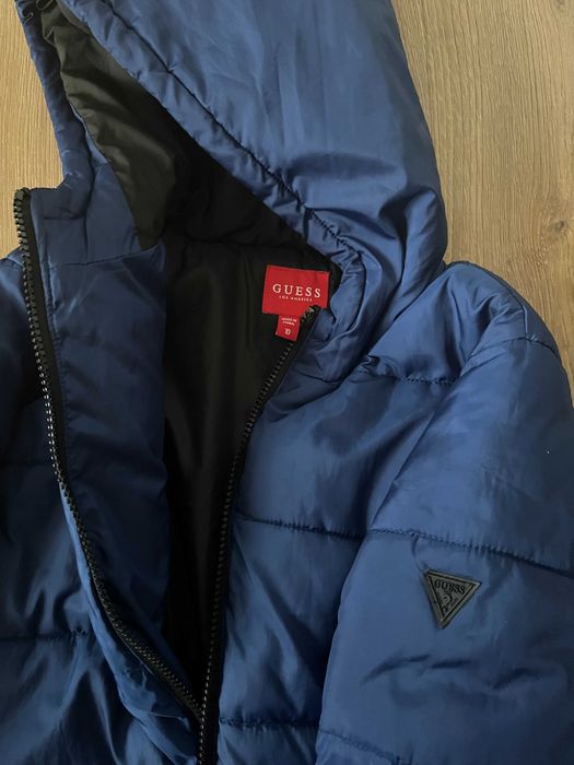 Kurtka chłopięca z kapturem przejściowa Guess roz. 140cm