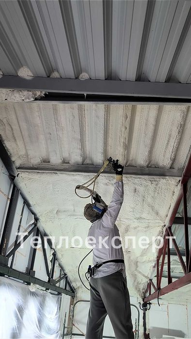 Утеплення дахів піною, пінополіуретаном, ППУ