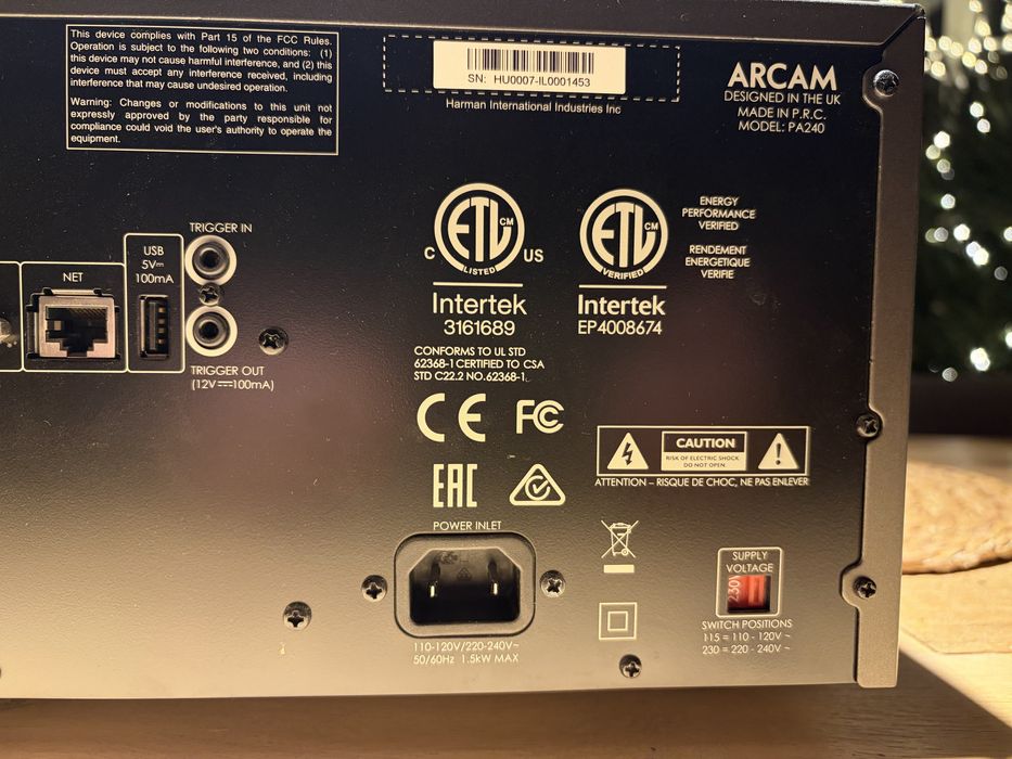 Arcam PA240 końcówka mocy