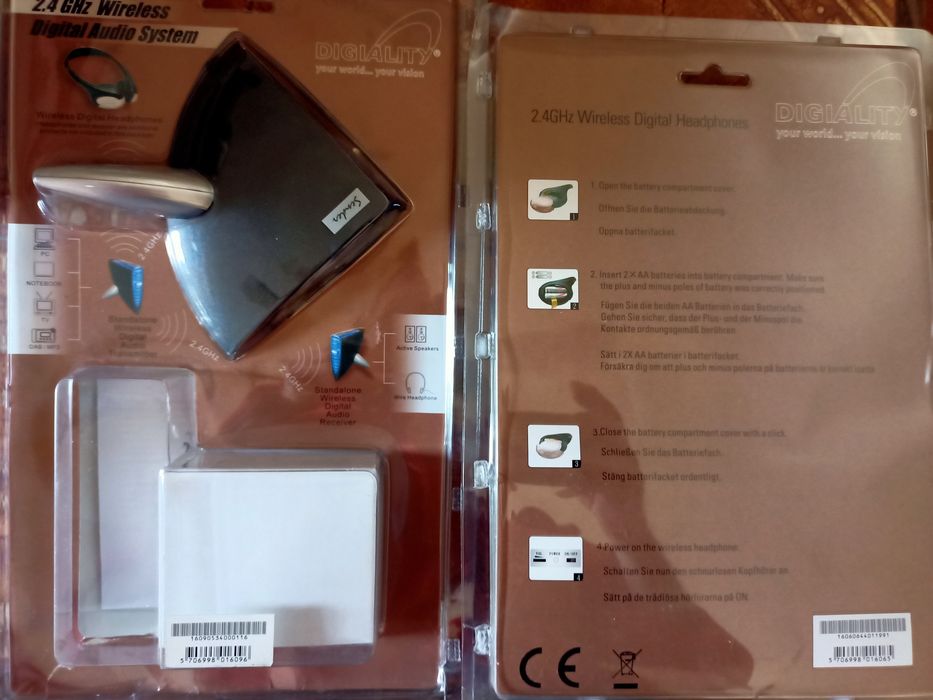 Słuchawki bezprzewodowe 2,4ghz