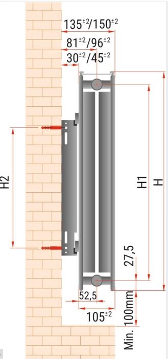 Kaloryfer Grzejnik biały 90x100