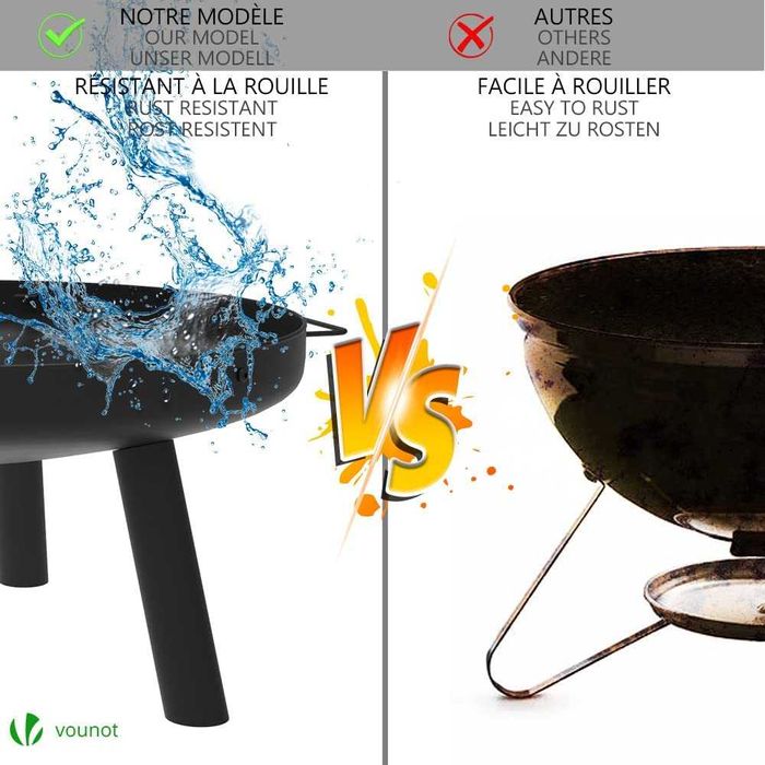 Braseiro exterior 60 cm