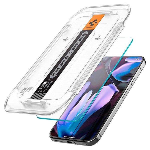 Szkło hartowane Spigen Glas.tR EZ Fit z aplikatorem na Google Pixel 9
