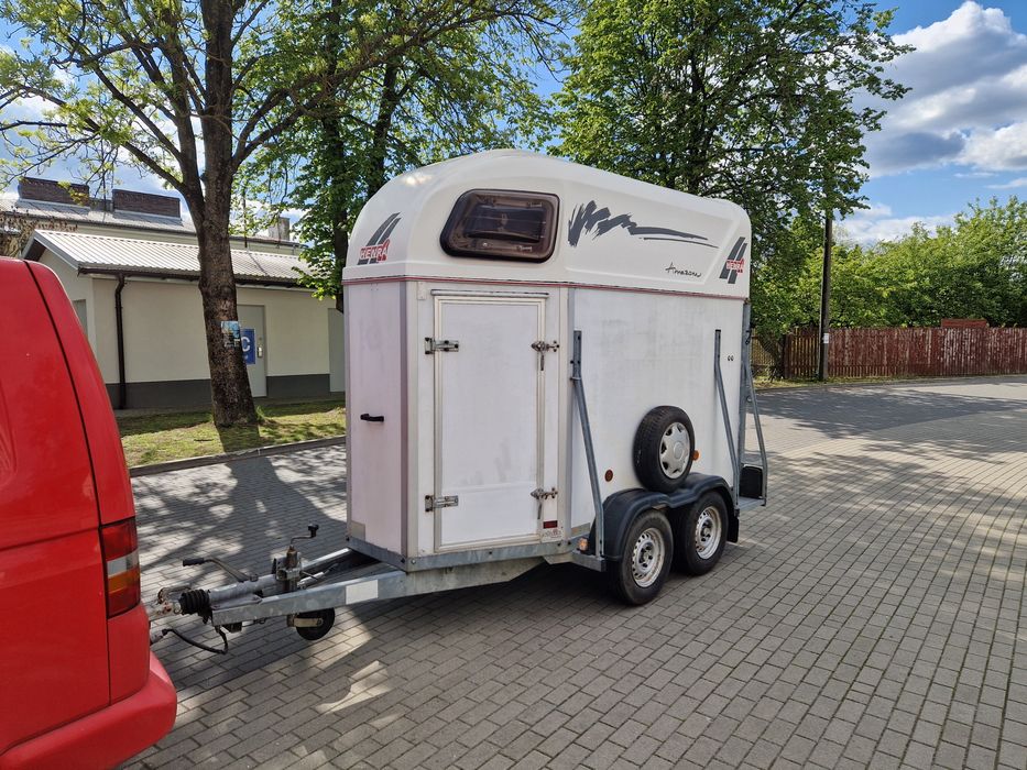 Przyczepa konna dla koni na 1.5 konia Henra Amazone 2005r 1200kg !!!