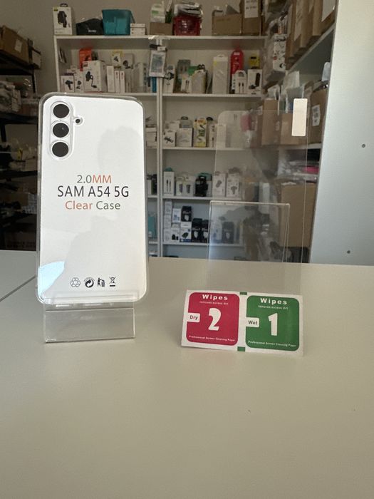 Etui przeźroczyste + szkło hartowane do samsung a54 5G