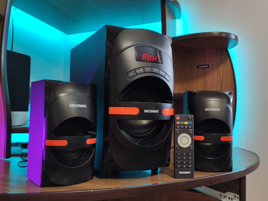 Акустична система Greenwave SA-365 мультимедіа аудіо колонки сабуфер