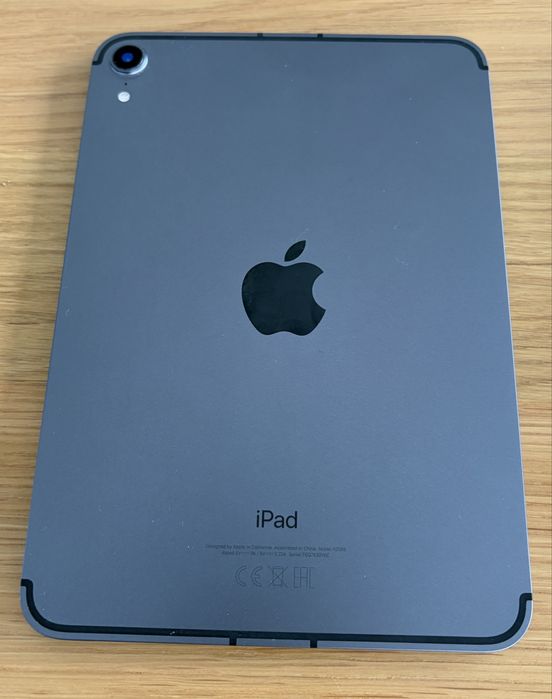 iPad mini (6th gen) 64GB, WiFi Cellular, Space Gray, Pencil, Etui