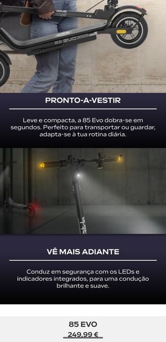 (NOVA) Trotinete Urbanglide 85 EVO (NOVA)