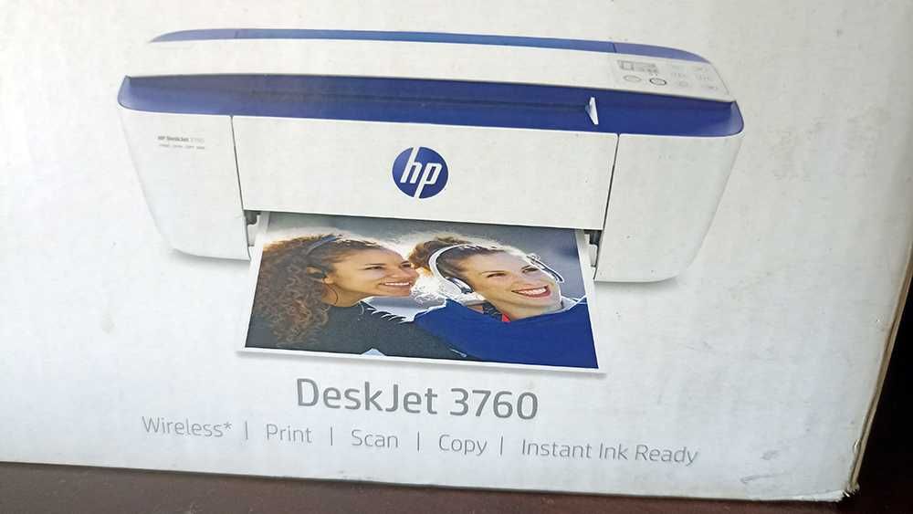 Impressora HP DeskJet 3760 (Multifunções - Jato de Tinta - Wi-Fi - Instant Ink)