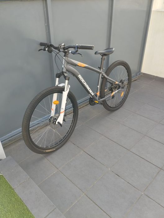 ROCKRIDER Bicicleta BTT DE PASSEIO ST 120 27,5" Cinzento/Laranja
BICIC