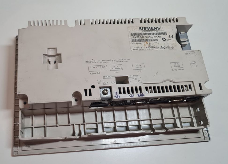 Панель оператора Siemens 6VA6 542-0CA10-0AX0