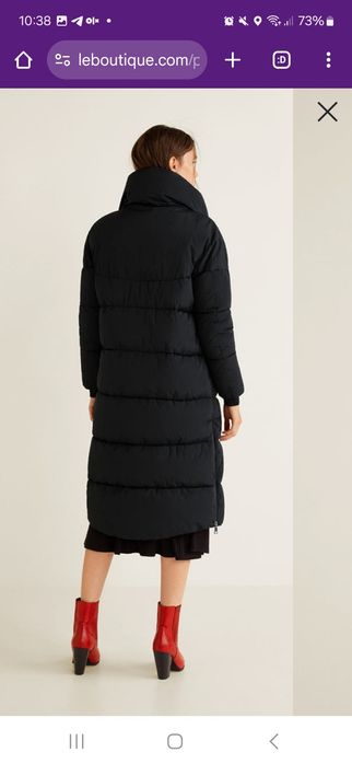 Пуховик пальто від Mango