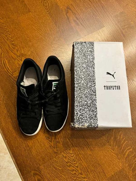 Buty Puma x Trapstar London Suede Black Sneakers 42.5
