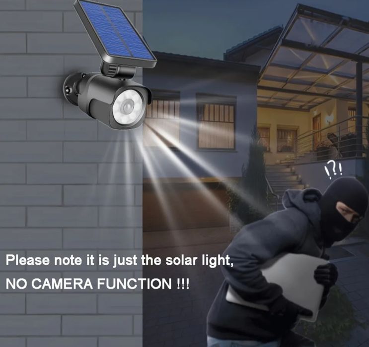 Lampka solarna initacja Kamery NEW