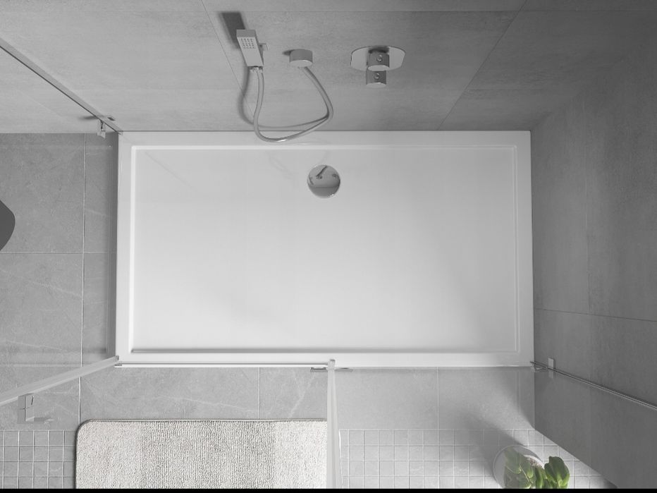 Brodzik prysznicowy Mexen slim 140x70x5cm biały akrylowy