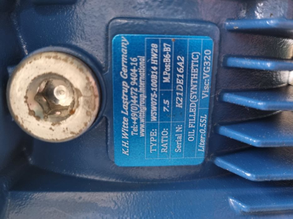 Motoreduktor 3Kw. Nowy