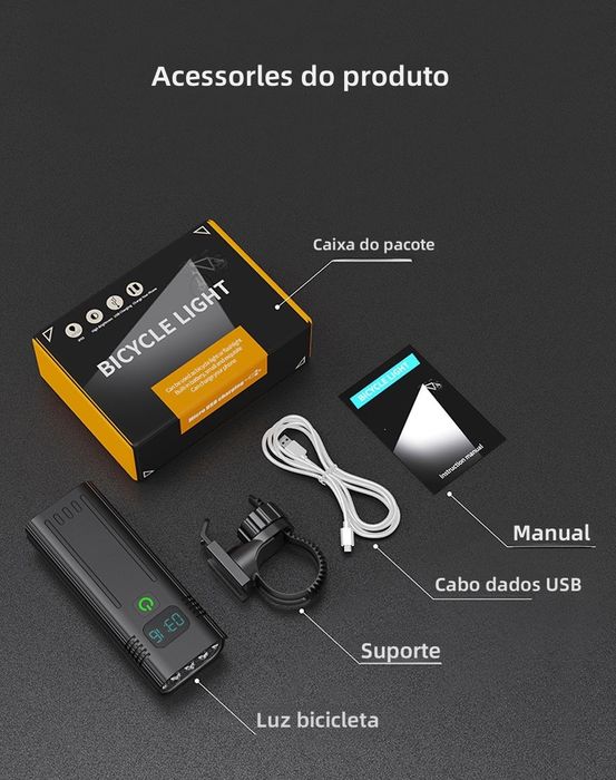 Luz dianteira bicicleta/ Lanterna