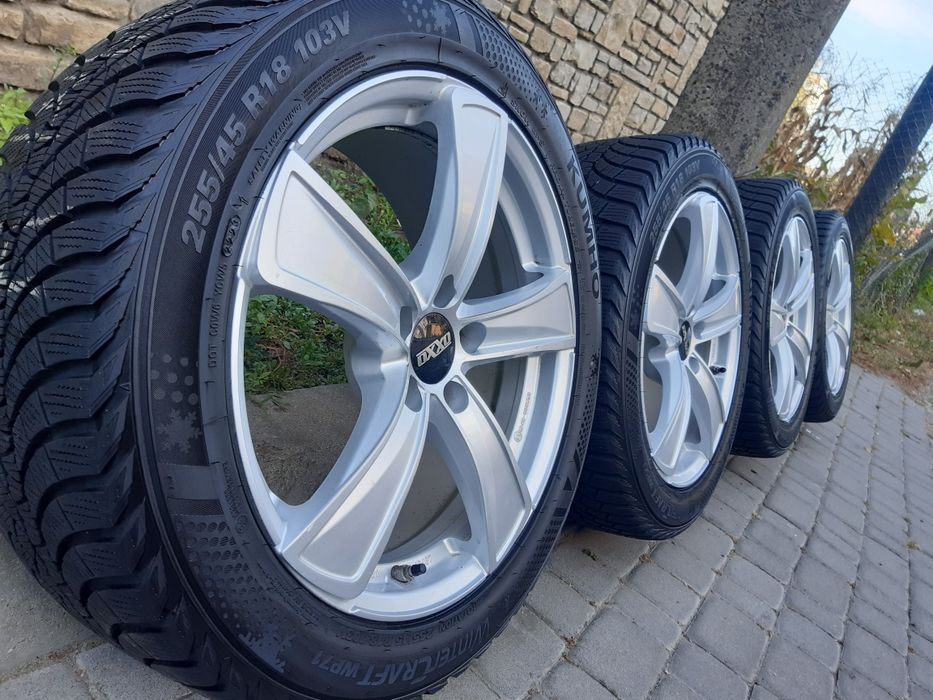 Тітани,шини,колеса r18 5/112 шини зима 255/45 В ІДЕАЛІ!