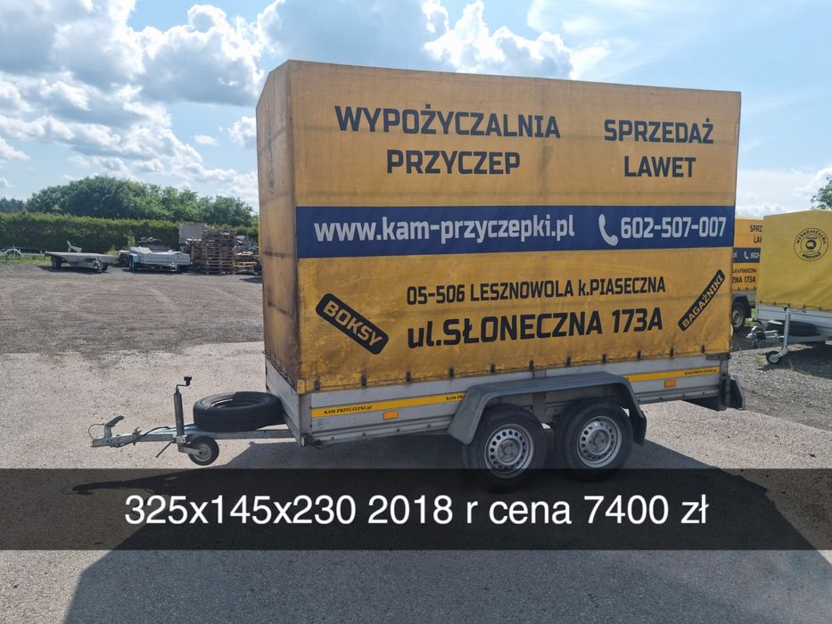 Wyprzedajemy niektóre modele przyczep przyczepki Rydwan dłużyca 620 cm