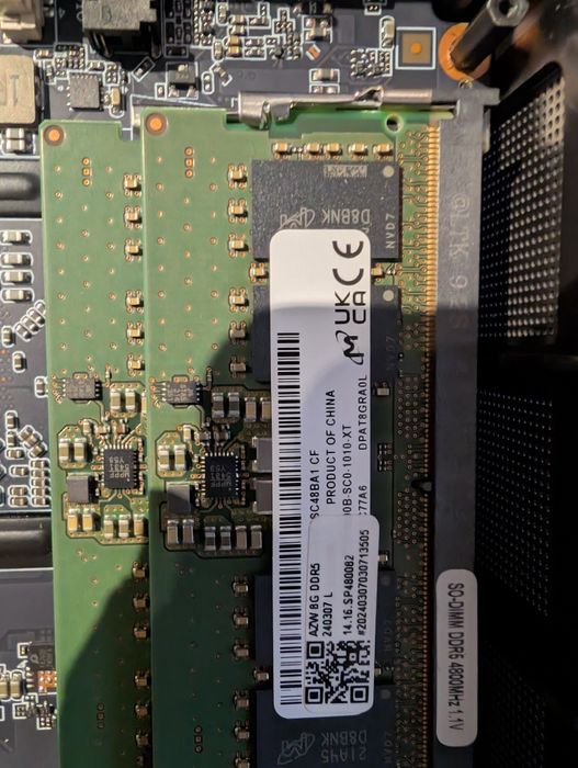 DDR5 SO-DIMM RAM Memory 8 GB64284471753730120