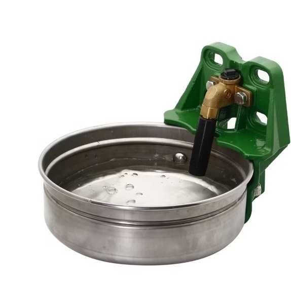 Poidło miskowe z zaworem rurowym dla bydła krów koni duże 5 litrów