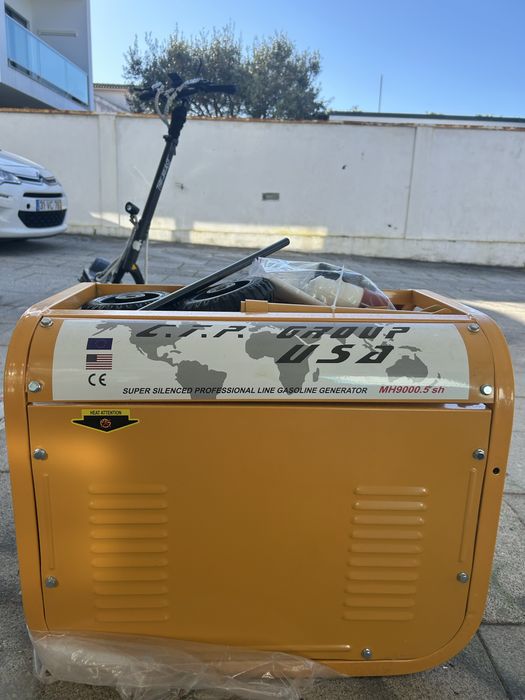 Gerador a gasolina sinlencioso e potente