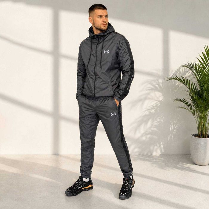 Чоловічий спортивний костюм Under Armour плащівка вітрозахисний (S-XXL)