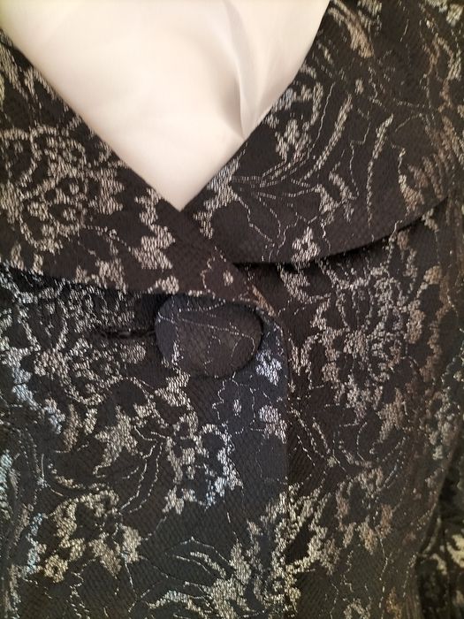 Dunnes elegancki żakardowy płaszcz